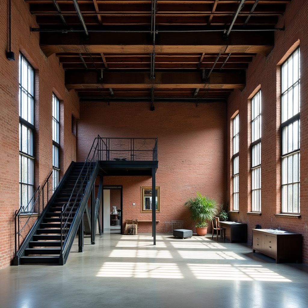 Industrialny loft w zrewitalizowanej fabryce w dzielnicy Zabłocie
